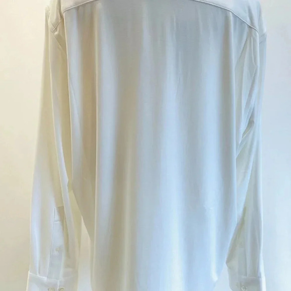 NWT APT 9 Men Long Sleeve Button Down White Slim Fit Dress Shirt Sz 17-17 1/2 XL - Picture 8 of 14